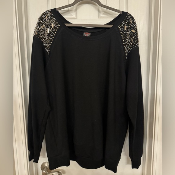 Torrid Rebel Wilson black Embellished pullover sweater size 3 - Picture 1 of 3
